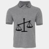 JB's  BIRDS EYE POLO   CHARCOAL - S Thumbnail