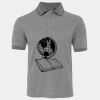 JB's  BIRDS EYE POLO   CHARCOAL - S Thumbnail