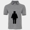 JB's  BIRDS EYE POLO   CHARCOAL - S Thumbnail