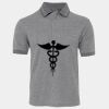 JB's  BIRDS EYE POLO   CHARCOAL - S Thumbnail