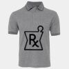 JB's  BIRDS EYE POLO   CHARCOAL - S Thumbnail