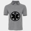 JB's  BIRDS EYE POLO   CHARCOAL - S Thumbnail