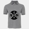 JB's  BIRDS EYE POLO   CHARCOAL - S Thumbnail