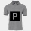 JB's  BIRDS EYE POLO   CHARCOAL - S Thumbnail