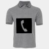 JB's  BIRDS EYE POLO   CHARCOAL - S Thumbnail
