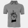 JB's  BIRDS EYE POLO   CHARCOAL - S Thumbnail