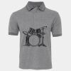 JB's  BIRDS EYE POLO   CHARCOAL - S Thumbnail