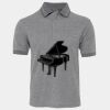 JB's  BIRDS EYE POLO   CHARCOAL - S Thumbnail