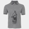 JB's  BIRDS EYE POLO   CHARCOAL - S Thumbnail