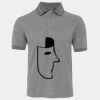JB's  BIRDS EYE POLO   CHARCOAL - S Thumbnail