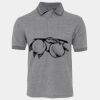 JB's  BIRDS EYE POLO   CHARCOAL - S Thumbnail