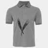 JB's  BIRDS EYE POLO   CHARCOAL - S Thumbnail