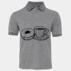 JB's  BIRDS EYE POLO   CHARCOAL - S Thumbnail