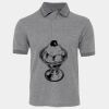 JB's  BIRDS EYE POLO   CHARCOAL - S Thumbnail