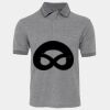 JB's  BIRDS EYE POLO   CHARCOAL - S Thumbnail