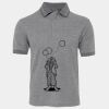 JB's  BIRDS EYE POLO   CHARCOAL - S Thumbnail