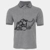 JB's  BIRDS EYE POLO   CHARCOAL - S Thumbnail