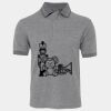 JB's  BIRDS EYE POLO   CHARCOAL - S Thumbnail