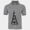 JB's  BIRDS EYE POLO   CHARCOAL - S Thumbnail