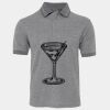 JB's  BIRDS EYE POLO   CHARCOAL - S Thumbnail