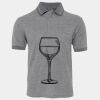 JB's  BIRDS EYE POLO   CHARCOAL - S Thumbnail