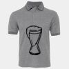 JB's  BIRDS EYE POLO   CHARCOAL - S Thumbnail