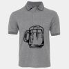JB's  BIRDS EYE POLO   CHARCOAL - S Thumbnail