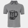 JB's  BIRDS EYE POLO   CHARCOAL - S Thumbnail