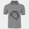 JB's  BIRDS EYE POLO   CHARCOAL - S Thumbnail