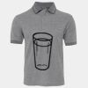 JB's  BIRDS EYE POLO   CHARCOAL - S Thumbnail