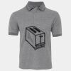JB's  BIRDS EYE POLO   CHARCOAL - S Thumbnail