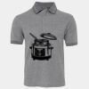 JB's  BIRDS EYE POLO   CHARCOAL - S Thumbnail
