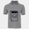 JB's  BIRDS EYE POLO   CHARCOAL - S Thumbnail