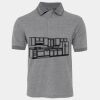 JB's  BIRDS EYE POLO   CHARCOAL - S Thumbnail