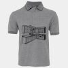JB's  BIRDS EYE POLO   CHARCOAL - S Thumbnail