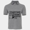 JB's  BIRDS EYE POLO   CHARCOAL - S Thumbnail