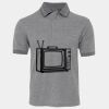 JB's  BIRDS EYE POLO   CHARCOAL - S Thumbnail