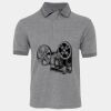 JB's  BIRDS EYE POLO   CHARCOAL - S Thumbnail