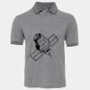 JB's  BIRDS EYE POLO   CHARCOAL - S Thumbnail