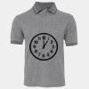 JB's  BIRDS EYE POLO   CHARCOAL - S Thumbnail