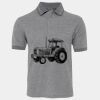 JB's  BIRDS EYE POLO   CHARCOAL - S Thumbnail