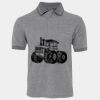 JB's  BIRDS EYE POLO   CHARCOAL - S Thumbnail