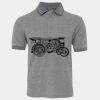 JB's  BIRDS EYE POLO   CHARCOAL - S Thumbnail