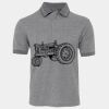JB's  BIRDS EYE POLO   CHARCOAL - S Thumbnail