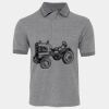 JB's  BIRDS EYE POLO   CHARCOAL - S Thumbnail