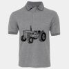 JB's  BIRDS EYE POLO   CHARCOAL - S Thumbnail