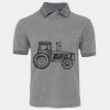 JB's  BIRDS EYE POLO   CHARCOAL - S Thumbnail
