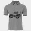 JB's  BIRDS EYE POLO   CHARCOAL - S Thumbnail