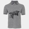 JB's  BIRDS EYE POLO   CHARCOAL - S Thumbnail
