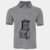 JB's  BIRDS EYE POLO   CHARCOAL - S Thumbnail